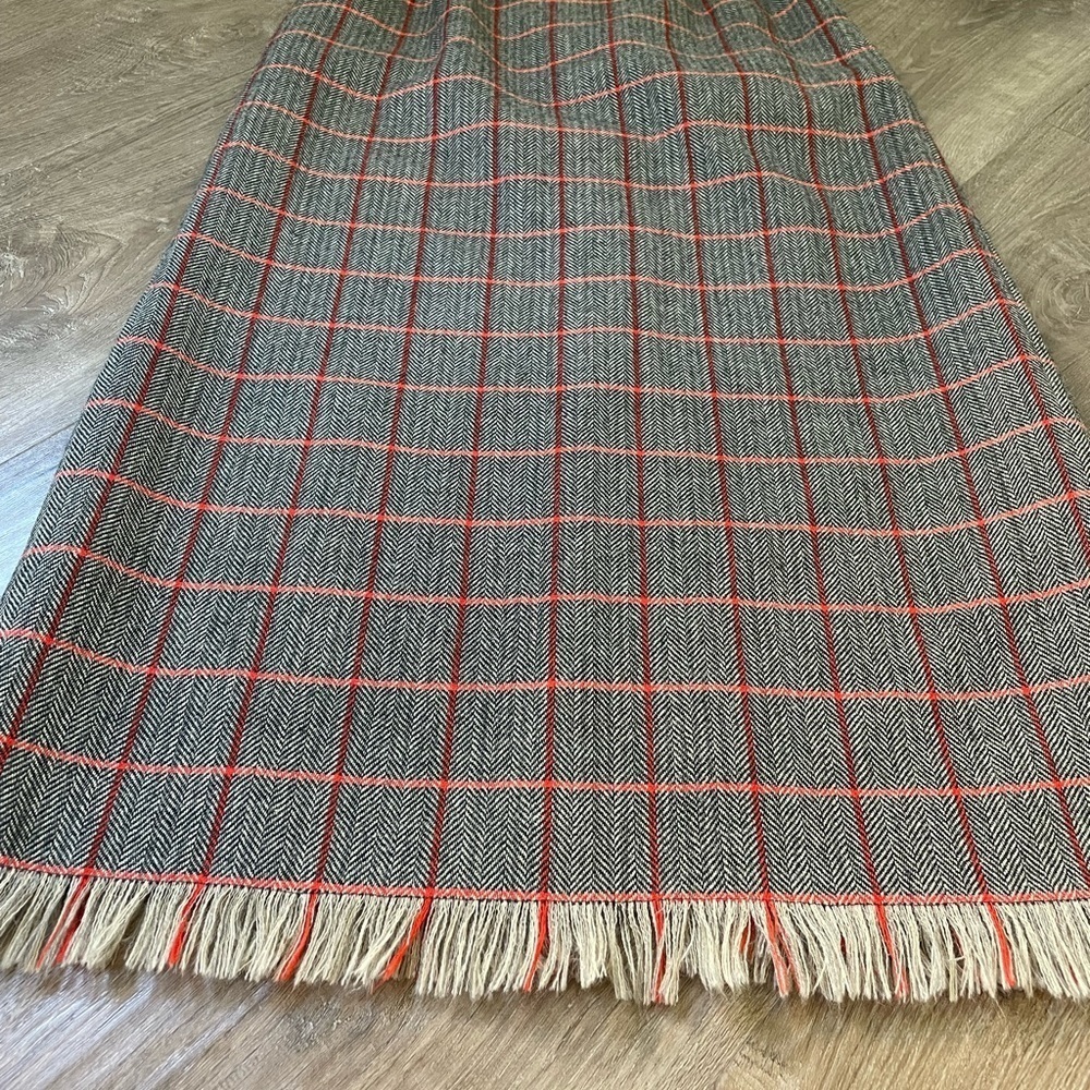 Harve Benard Sport Wool Maxi Skirt ~ Fringe Detail ~ Women’s Size 12 - Picture 11 of 11